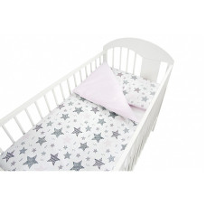 ANKRAS NEW STARS bedding set 2 piece 135x100cm pink