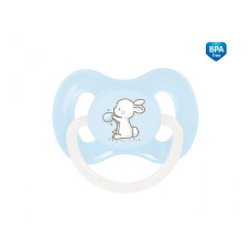 CANPOL BABIES silicone pacifier symmetrical shape Little Cutie 18m + 23/267 Blue