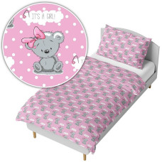 ANKRAS IT's a GIRL bedding set of 2 pieces 135x100cm