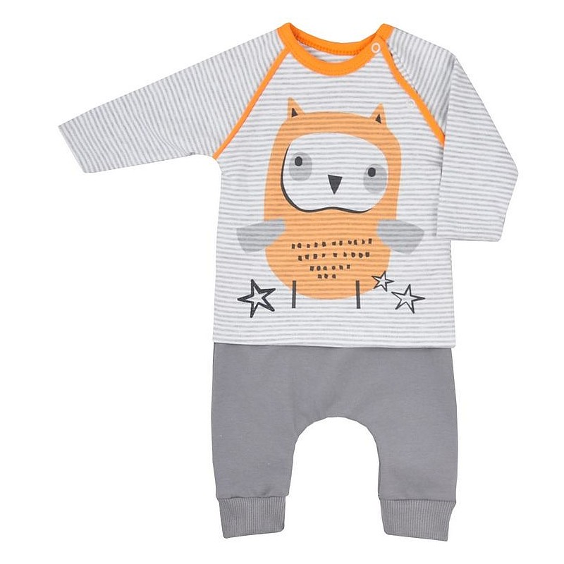 KOALA PASECZKI pants with blouse 68 size 06-413 gray / orange