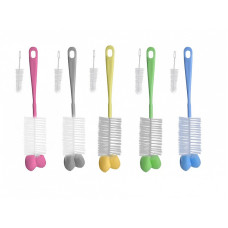 BABYONO Brush for bottles and teats with sponge 720