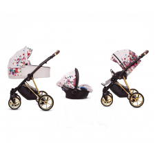 BABYACTIVE MUSSE universal carriage 3in1, Light Rose