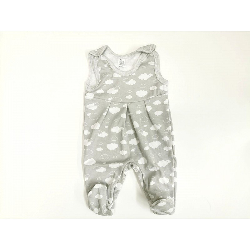 ZUZIA jumpsuit size 62, JEŽ 1717/62 grey clouds