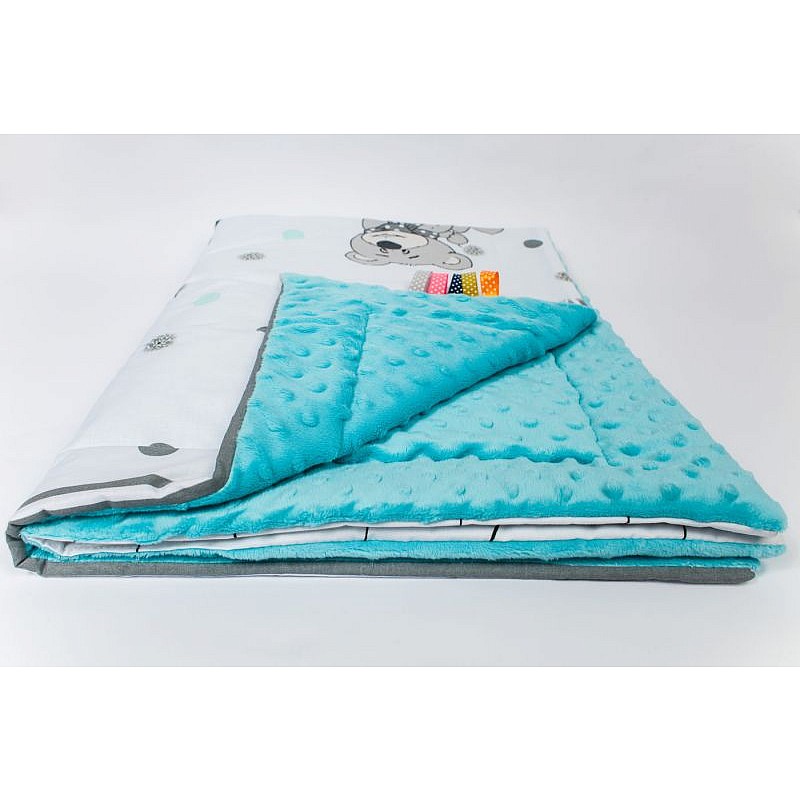 ANKRAS MINKY Dreamer blanket 75x100cm turquoise