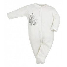 KOALA FOXY romper with long sleeves size 62 ecru