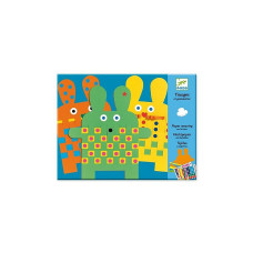 DJECO Set for creativity with stickers - Hares, DJ08938