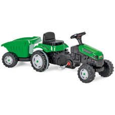 PILSAN tractor on the pedals with trailer 7 316 GREEN