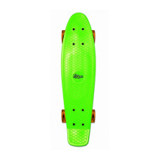 NO RULES FUN Skateboard backlit ABEC5, AU 356 green