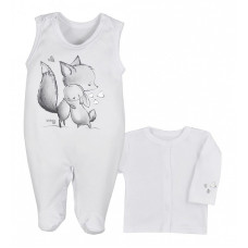 KOALA FOXY romper with blouse 56 size 09-004 white