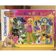 CLEMENTONI Puzzle 104 pcs. SUPER COLOR MAXI, 23586 3+