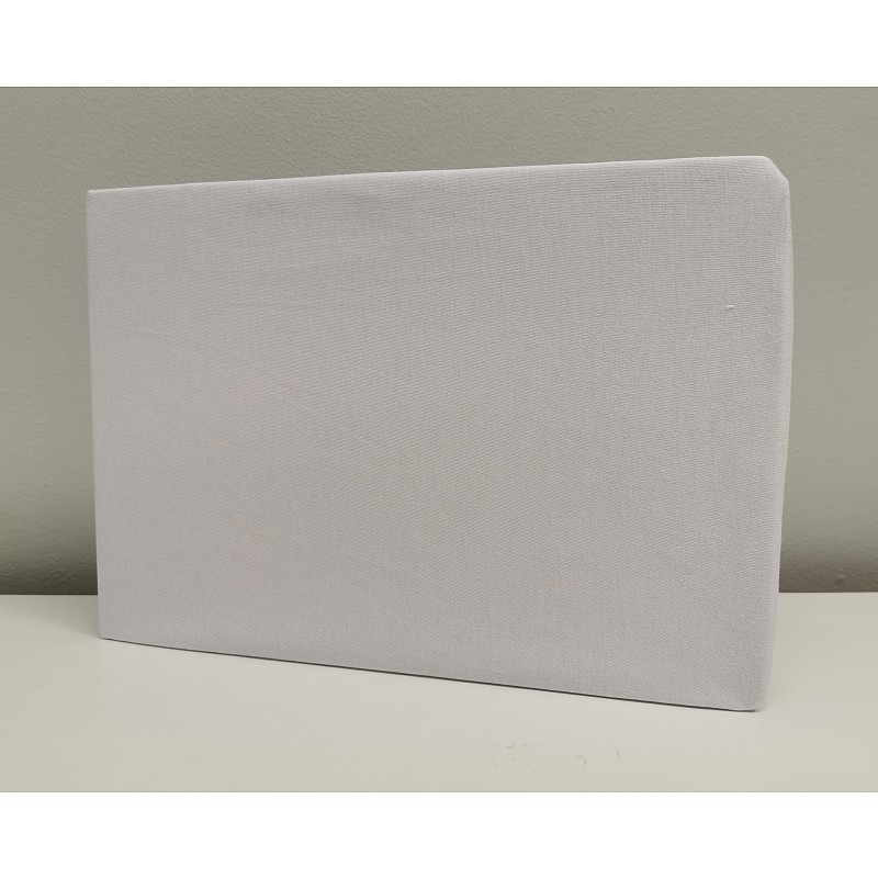 ATK Cotton sheet with waterproof membrane 140x70 cm, col.01 white