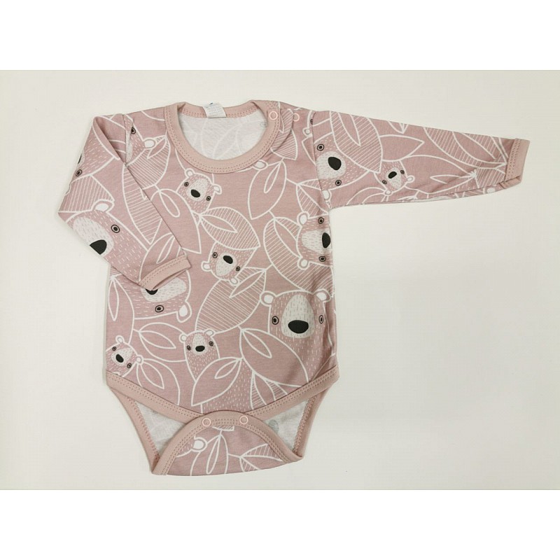 ZUZIA body 74 size,JEŽ 1712/74 pink bears