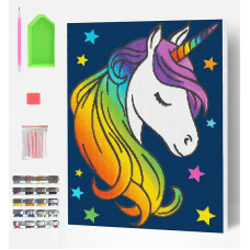 SPLAT PLANET Diamond painting 30x40cm UNICORN, SP45621