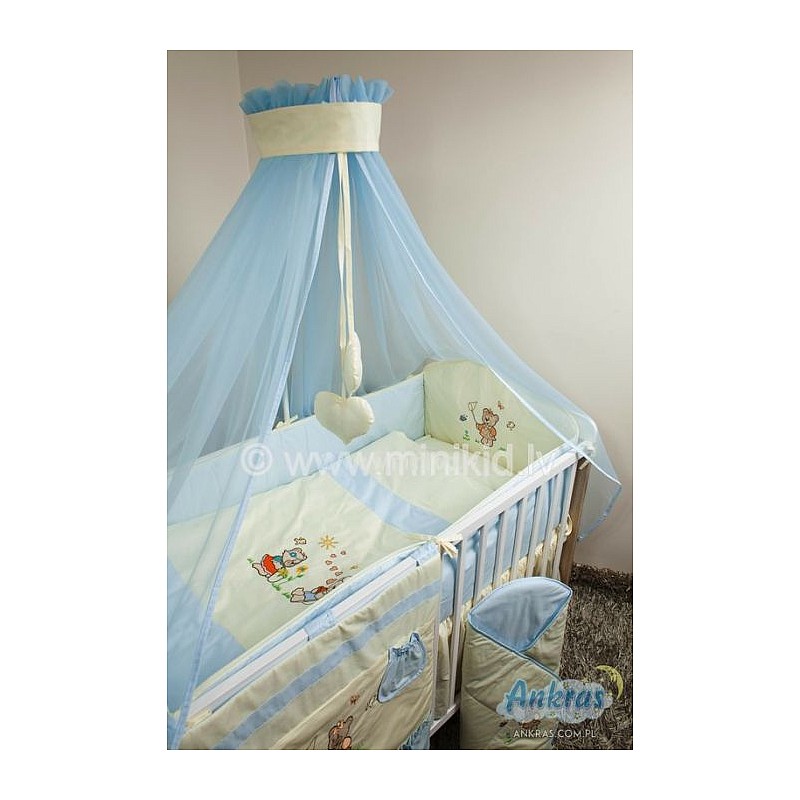 ANKRAS SUMMER Gultas Veļas Komplekts no 2 daļām 135x100cm - blue