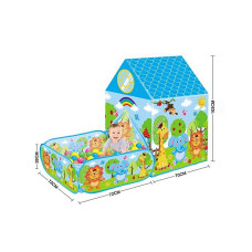 Children's tent with pool for balls + 50 pcs balls