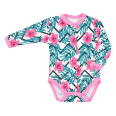 KOALA TROPICAL bodykit with long sleeves size 62 07-187 pink