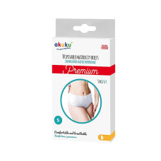 AKUKU disposable postpartum panties PREMIUM 5pcs. A0549 S size