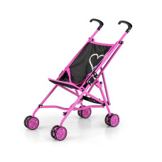 MILLY MALLY JULIA doll stroller Prestige Black