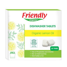 FRIENDLY ORGANIC Dishwasher Tablets (Lemon) - 25 tablets 450 g FR1864