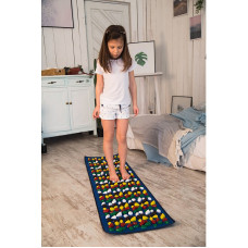 IGORA Rug with pebbles FOOT MAT 150х40cm, MS-1214-1 blue