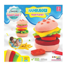 Dough Craft Hamburger Dough Playset 2 pcs 3x30g