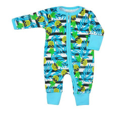 KOALA TROPICAL romper with long sleeves size 74 blue 07-184