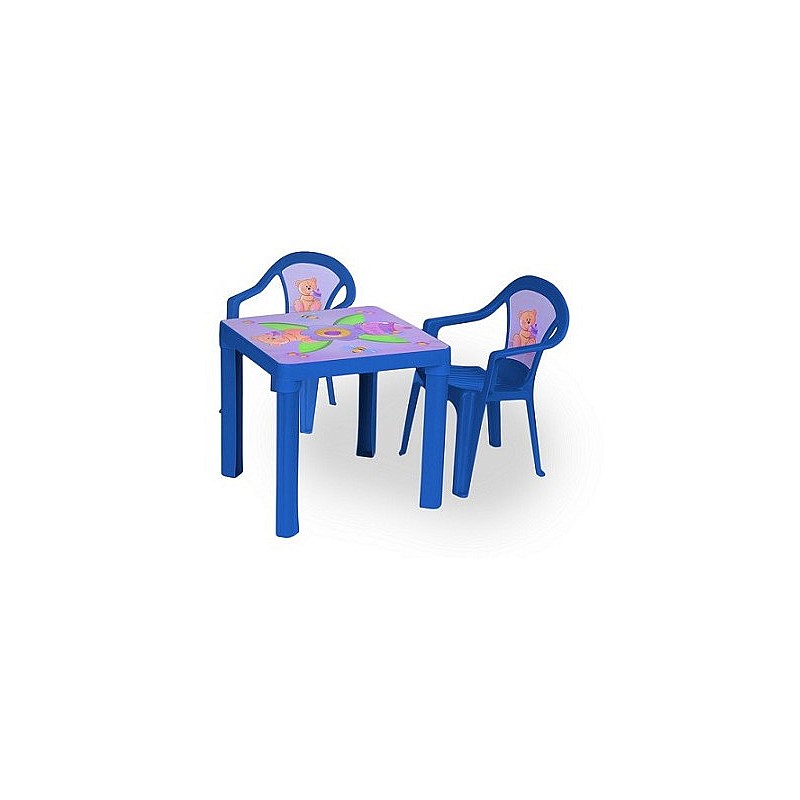 3TOYSM Set Table + 2 chair, ZM blue SALE