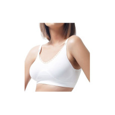 ELAST 1405 Bra postnatal elastic seamless S/M white