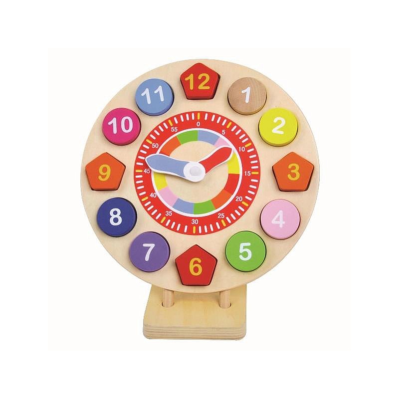 BINO Wooden clock 36m+ 84051