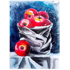 TSVETNOY Diamond painting 40x50cm Still Life with Apples, LG129e