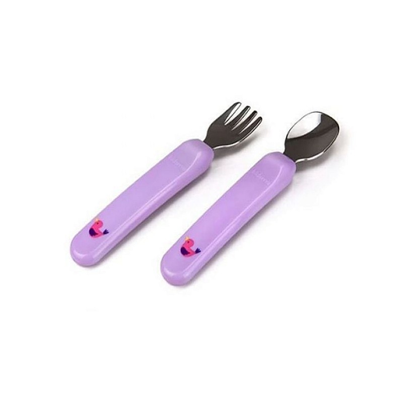 KIDSME cutlery set 6m +, Lavander 140301 LA