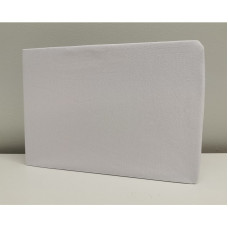 ATK Cotton sheet with waterproof membrane 120x60 cm, col.01 white