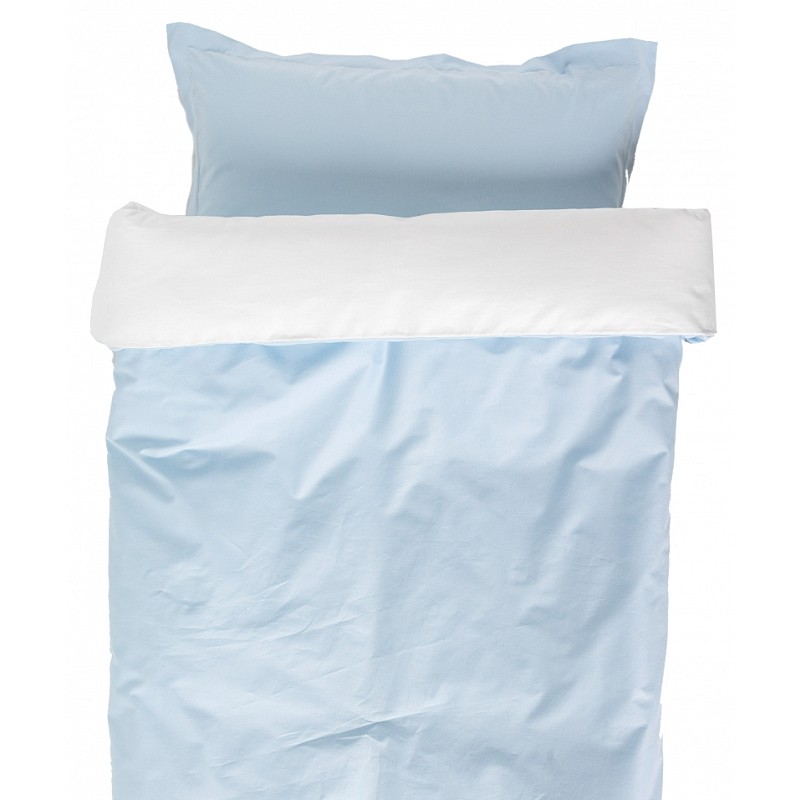 TROLL bed linen set 2D/ 130x100cm Ljusbla Light blue