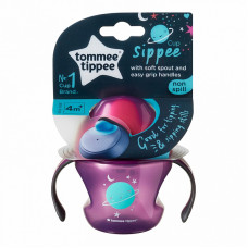 TOMMEE TIPPEE Training cup for girls 150ml 4m+ purple