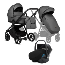 TUTIS MIO PLUS universal stroller 3in1 Graphite 241