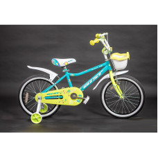 AIST Children's bicycle 18" WIKI, blue-yellow