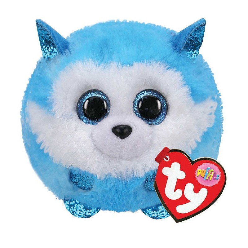 TY PUFFIES soft toy Prince husky puf 8cm, TY42513