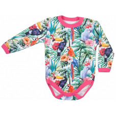 KOALA MADAGASKAR body with long sleeves 74 size 08-285 pink