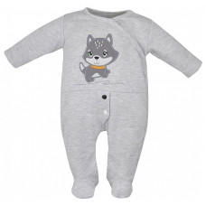 KOALA DOGGY long sleeve romper whith feet 56 size AM1-200 grey