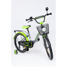 MARKET UNION Children's bicycle Tomabike PLAT. 20 SILVER / GREEN