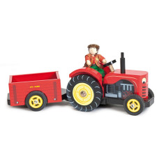 Le Toy Van Berries' Tractor With Farmer TV468