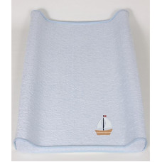 CEBABABY bed sheet for swaddling surface 50h70sm MARINE BLUE