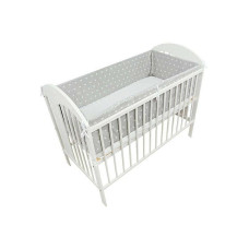 ANKRAS MIDI STARS protector for crib rungs 360cm grey