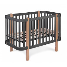 YAPPY KIDS YappyÉtude baby cot 120x60cm, ANTHRACITE