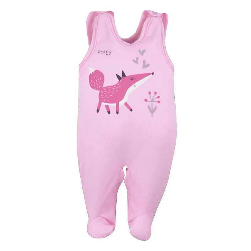 HAPPY KOALA BABY Romper sleeveless-size 74 07-487 pink