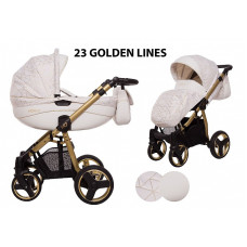 BABYACTIVE MOMMY Gold universal carriage 2in1, Golden Lines 23