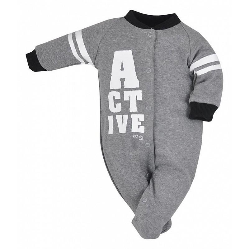 KOALA ACTIVE romper with long sleeves size 56 07-833 dark gray