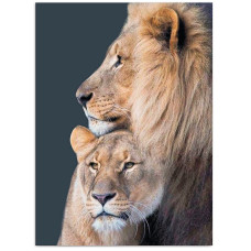 TSVETNOY Diamond painting 40x50cm Lion Family, LG203e