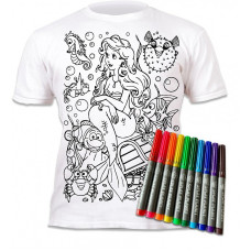 SPLAT PLANET t-shirt with washable marker MERMAID3-4y., 70259