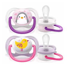 PHILIPS AVENT ULTRA AIR ANIMALS Symmetrical silicone pacifier 0-6M+, 2pcs, SCF080/06